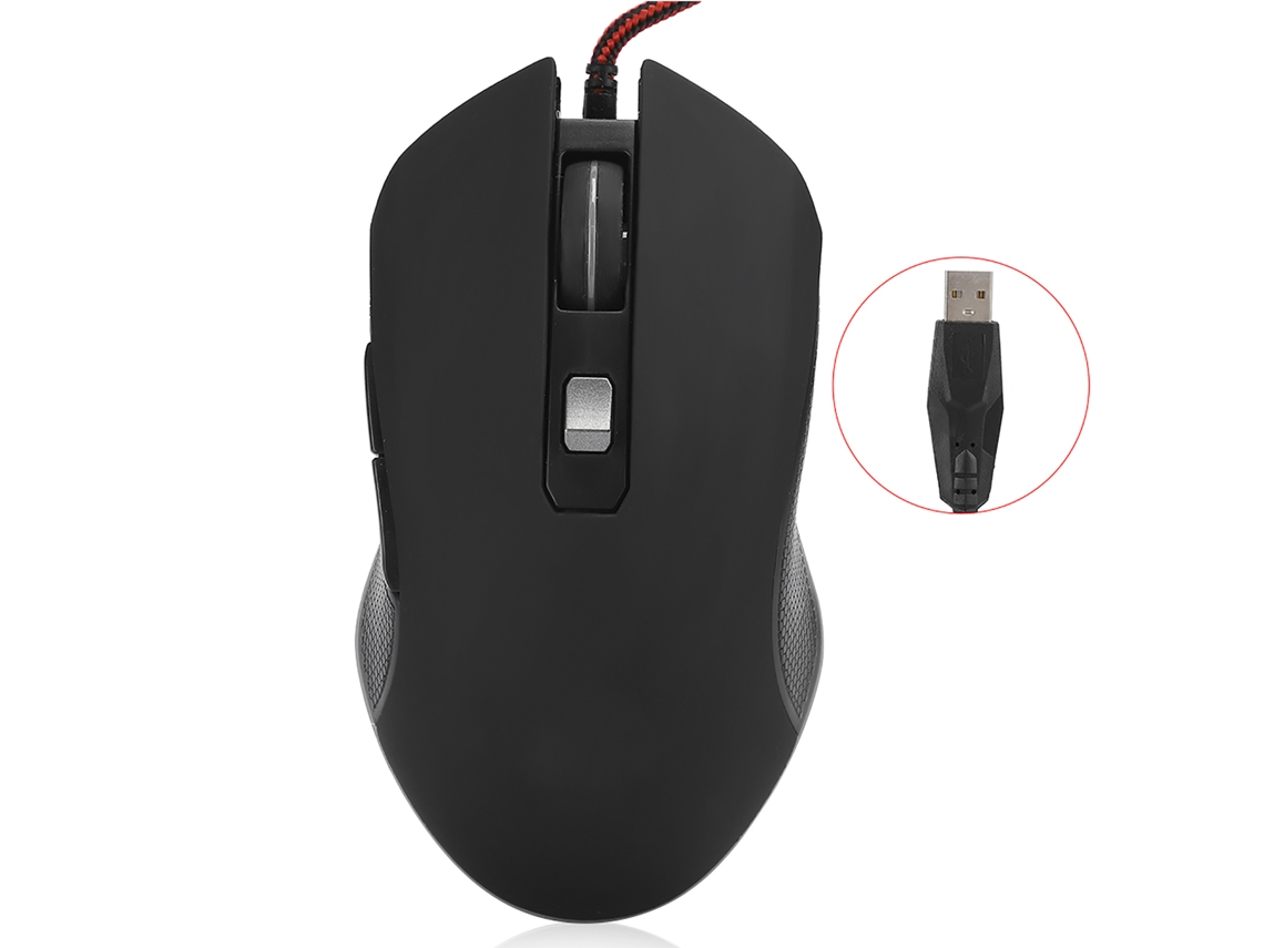 Aetheria mouse Gamer Mecânico Usb 8 Teclas Anti derrápante 3200dpi Interface Usb V1