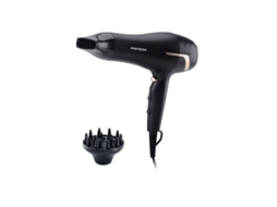 Secador De Cabelo 2200w Pritech Tc 2636 Preto Dourado