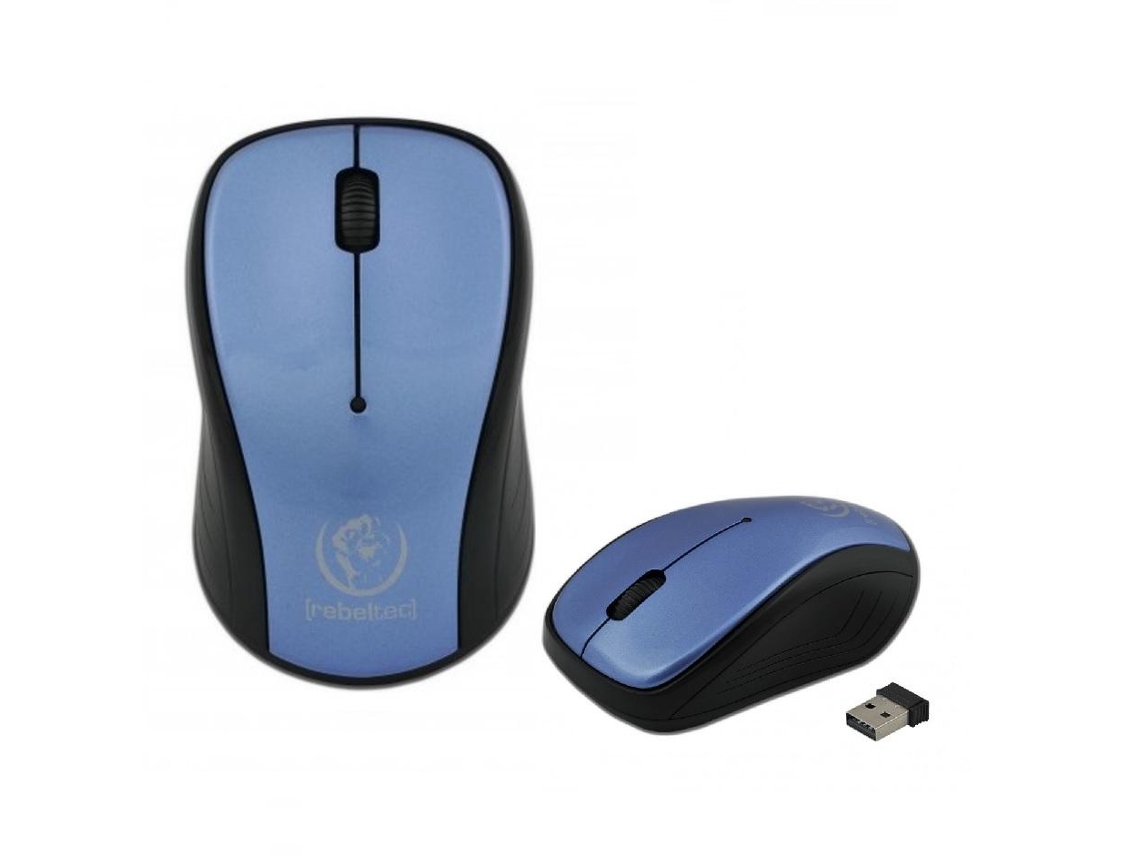 Mouse Sem Fio Rebeltec Comet - Azul