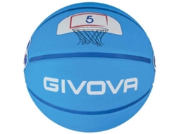 Bola de Basquete GIVOVA Easy (Azul - Borracha - 5)