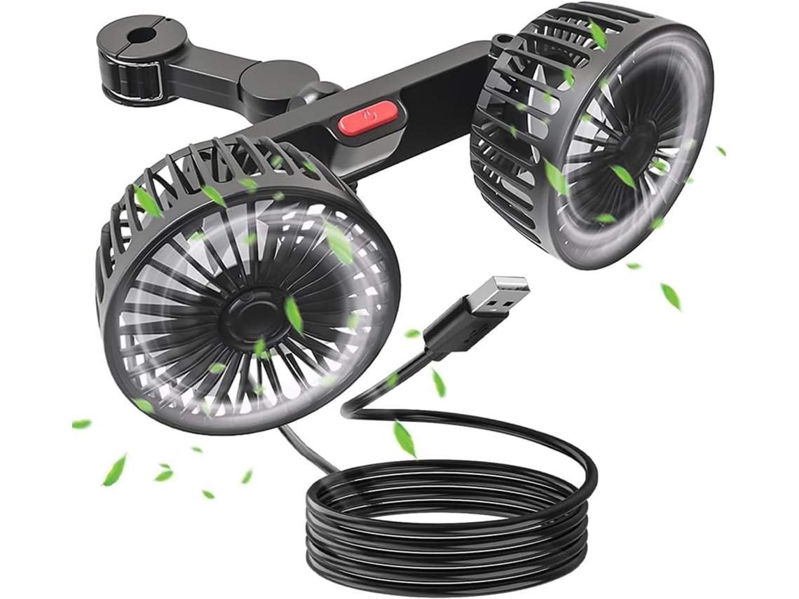 Ventilador Duplo Para Carro Chrysler 300c Srt, Ventilador Silencioso Para Resfriamento Do Banco Traseiro, Rotação De