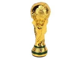 Troféu Réplica Copa De Ouro 2022 Futebol Mundial Decoração Família Presente Para Fãs 13cm Sólido
