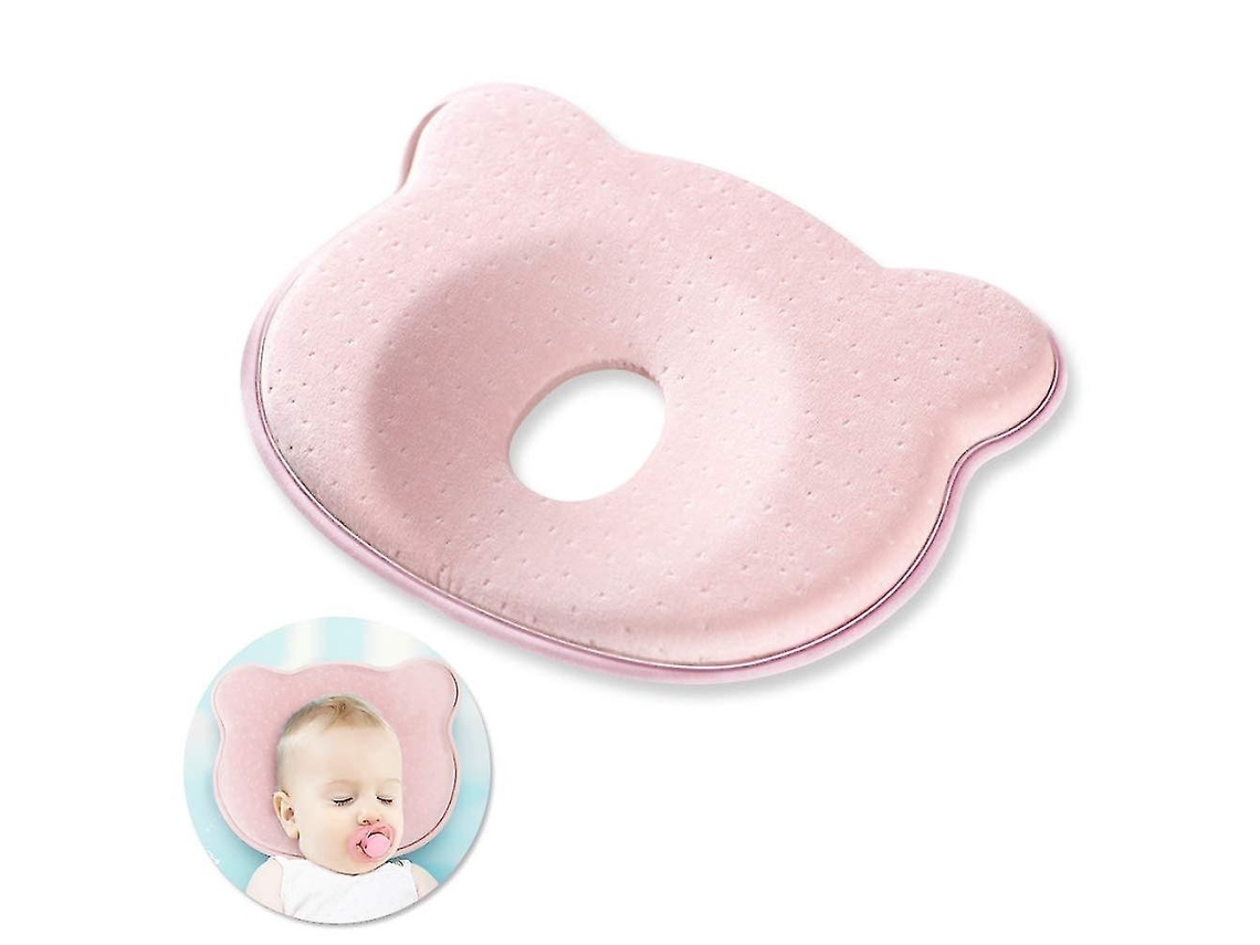 Almofada De Cabeça Plana Para Bebê, Almofada De Algodão Com Memória Para Bebê, Almofada Para Bebê