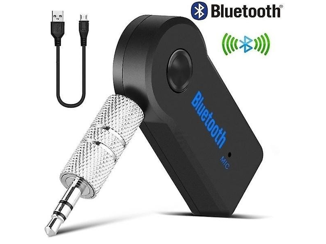 Adaptador Transmissor/receptor Bluetooth 5.0 Sem Fio 2 em 1 com Conector de 3,5 Mm para Áudio Automotivo, Entrada Auxiliar A2dp e Receptor F AQUAFORGE