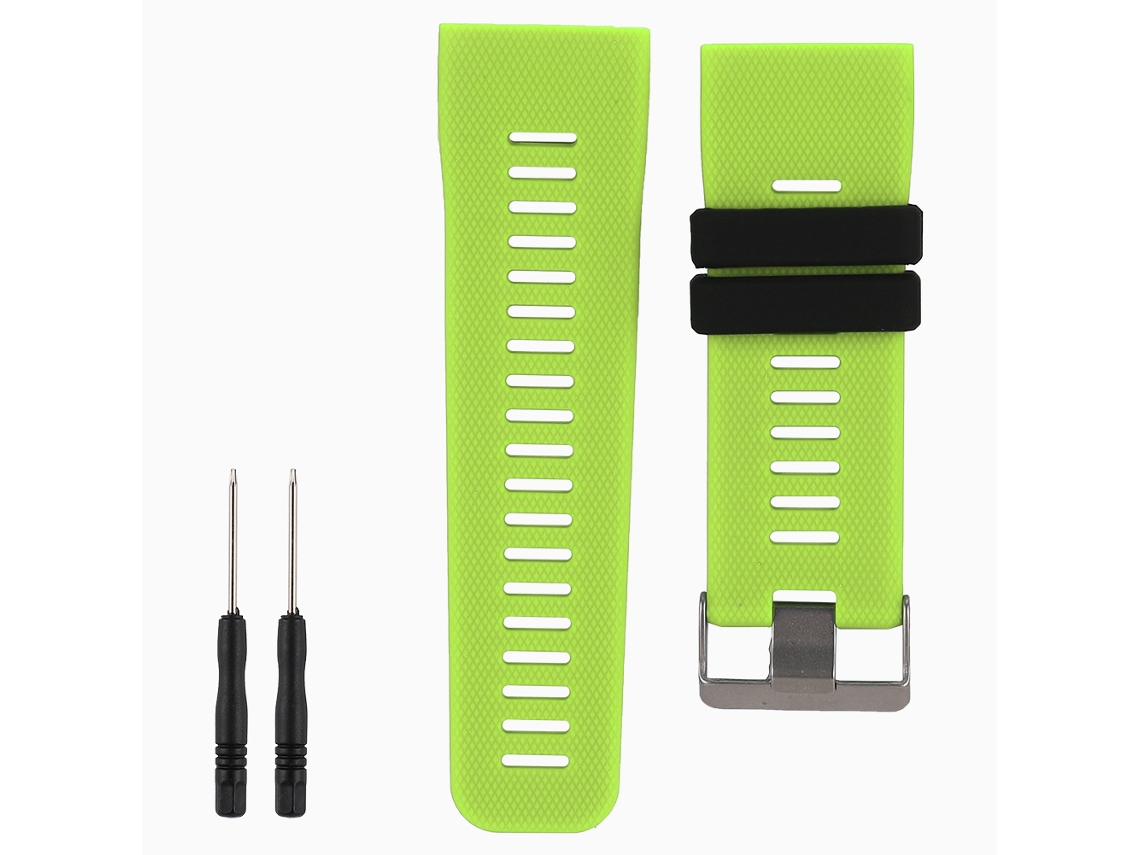 Pulseira De Silicone Verde Para Relógio Inteligente (várias Marcas)