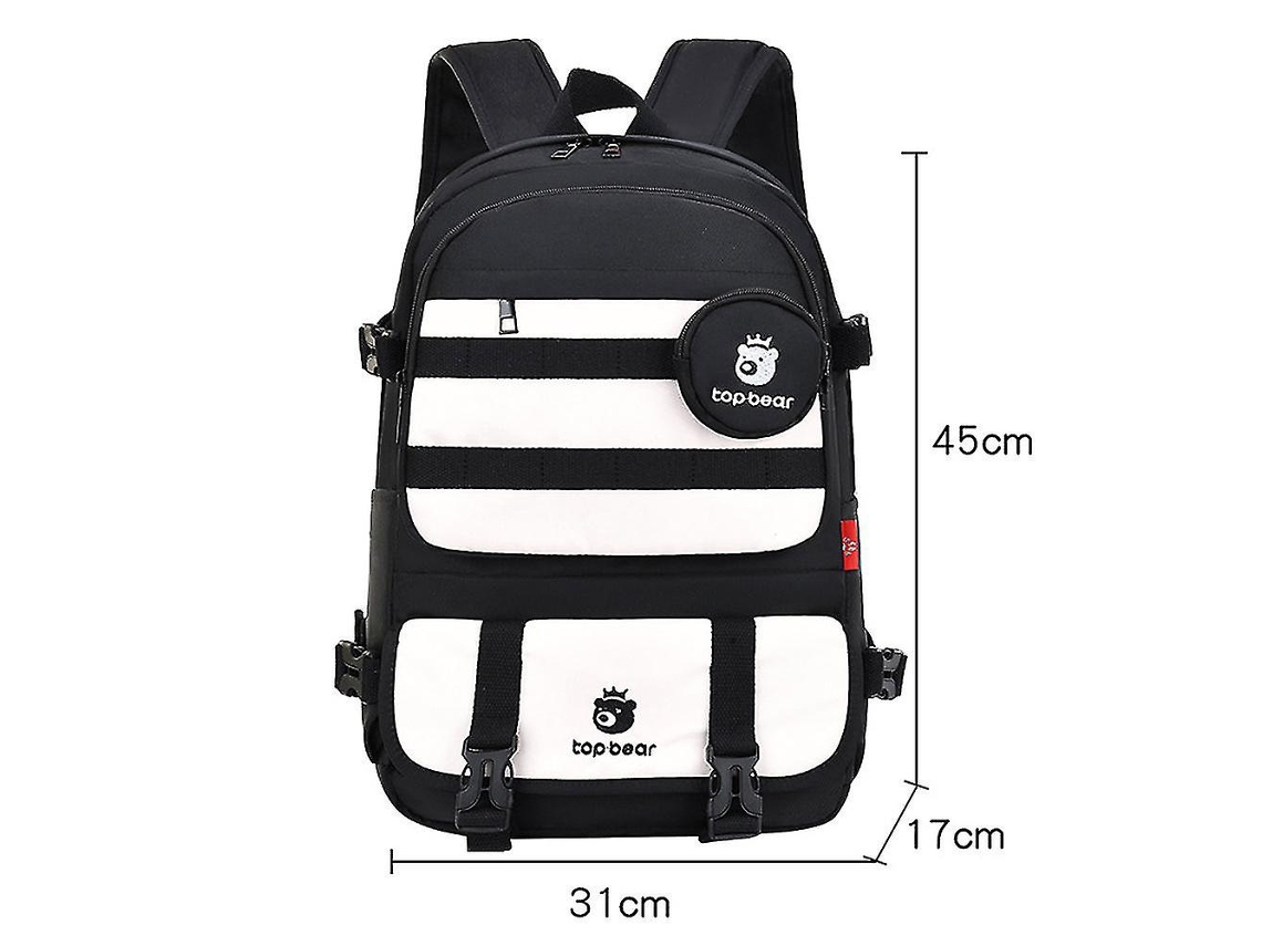Mochila Feminina Para Estudantes Do Ensino Médio, Mochila Leve De Grande Capacidade Para Campus Olysi Shop