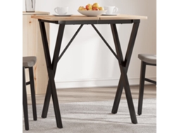 Vidaxl Pernas Para Mesa De Jantar Estrutura Em X Aço