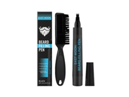 Kit de Lápis para Sobrancelhas e Barba East Moon Preto, para um Estilo Bem Definido LAXISCREED