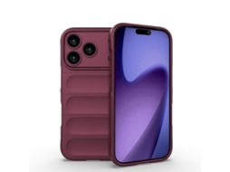Capa Magic Shield Para Iphone 17 Pro - Tpu Com Forro Aveludado E Proteção Anti-quedas