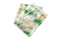 40 Pauzinhos de Bambu Descartáveis Embalados Individualmente, Adequados para Uso em Restaurantes e em Casa. MDUG