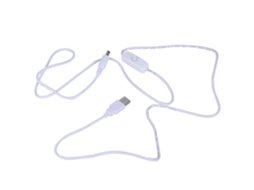 Lurelia Cabo Usb Para Dc 5,5 X 2,1 Mm, Routers E Modems, 5.5x2.1mm, 5 V, Indicador Led, Branco
