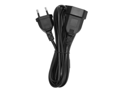 Cable de extensión IEC320 C7 macho a hembra, impermeable e ignífugo, 5m