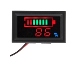 Medidor Digital De Tensão E Capacidade Da Bateria, Yb27ve, 48v, Para Automóvel, Visor Led