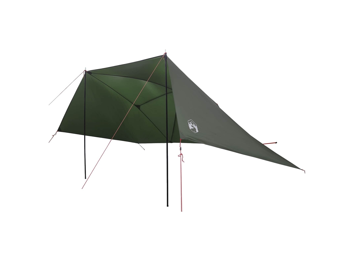 Conjunto 1 Tenda Para Carro Vidaxl Verde Poliéster (308 X 215 X 220 Cm)
