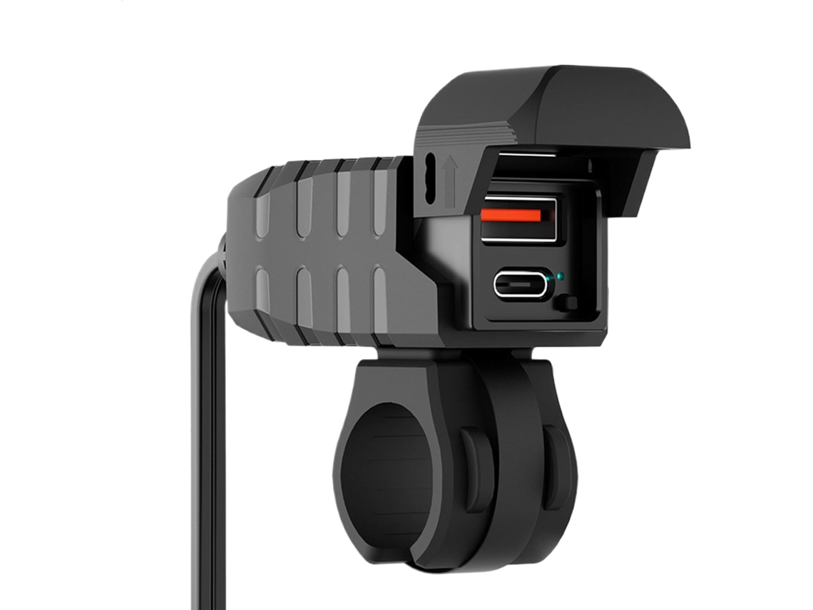 Carregador De Celular Para Motocicleta – Carregamento Rápido Usb