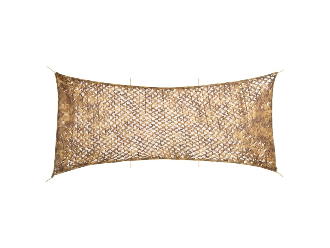 Vidaxl Rede De Camuflagem Com Saco De Arrumação 627x290 Cm Areia