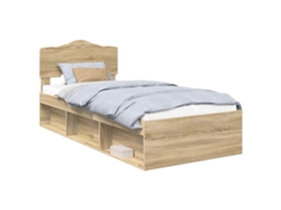 Estrutura da Cama com Cabeceira Sonoma 100 X 200 Cm MAISON EXCLUSIVE