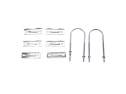 Kit De Suporte Para Antena Laxiscreed Com Blocos De Fixação Em V E Parafusos Em U