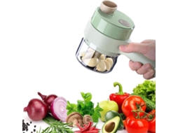 Picador De Legumes Elétrico/mini Processador De Alimentos/fatiador De Alimentos, Moedor E Picador Manual (verde)