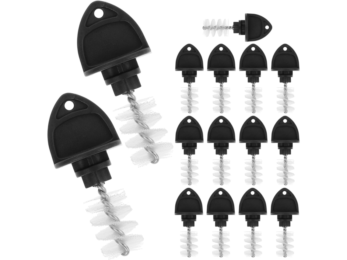 Conjunto De 15 Escovas Limpeza Shineofi Com Cerdas Nylon E Aço Inoxidável Para Torneiras Chope Portáteis, Ideal Para