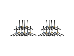 Conjunto De 20 Escovas Laterais Para Aspirador Robô Ilife V8 V8s X750 A7 X800 X785 V80 - Peças E Acessórios_ptg