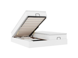 Ottoman Bed, Ottoman Beds Vidaxl Branco Couro Artificial (160 X 200 Cm)