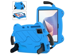 Capa Rígida Eva Ice‑baby Anti‑choque Halinuia, Cor Azul‑celeste + Preto Para Tcl Nxtpaper 11 2023