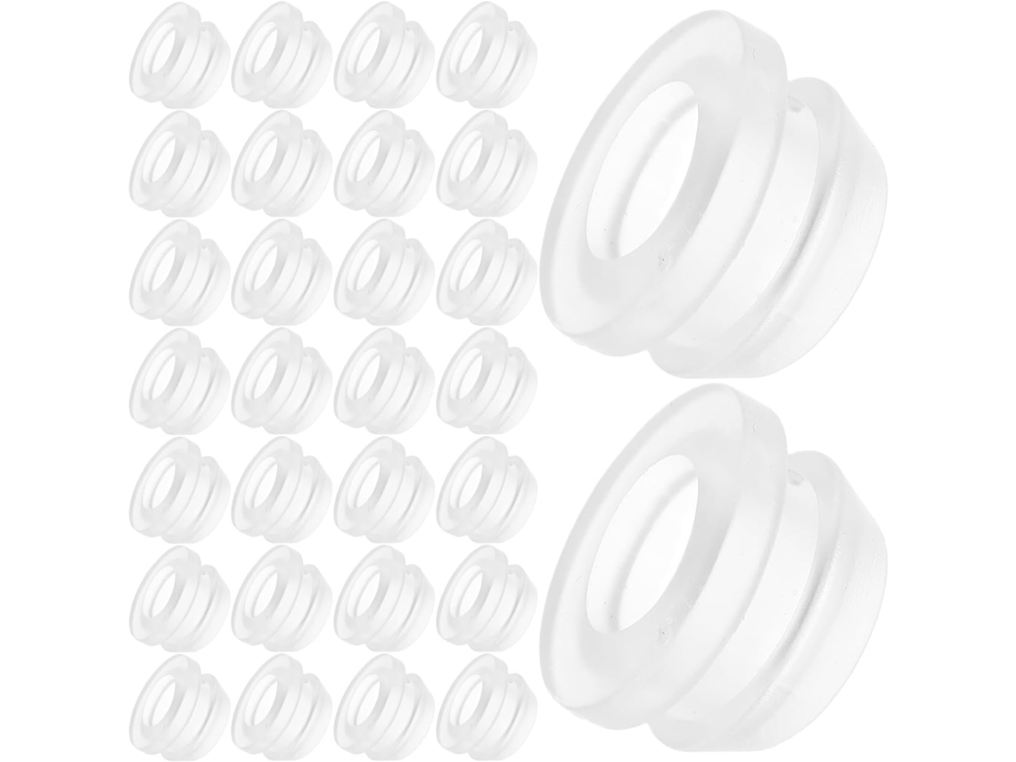 Conjunto De 100 Peças Vedação Silicone 16 Mm Para Sistema Irrigação,