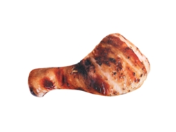 Mali travesseiro de Pelúcia Comida Simulada Frango Assado Almofada Macia Decorativa