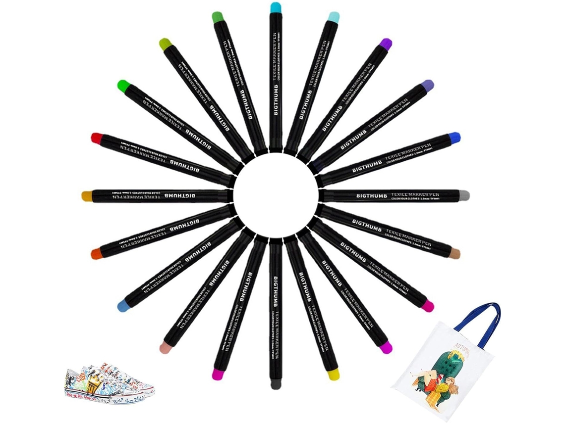 Marcadores De Tinta Para Tecido, Marcadores Permanentes Para Tecido