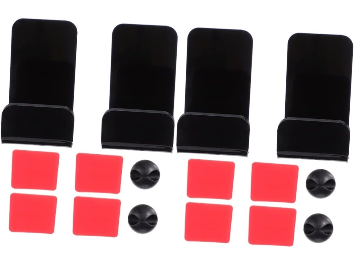 Suporte de Parede para Fones de Ouvido com 4 Peças e Organizador de Cabos, Ideal para Headsets Gamer. SFUSHOS