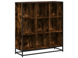 Conjunto 1 Estante Vidaxl Marrom Derivados De Madeira (97.5 X 33 X 107.5 Cm)