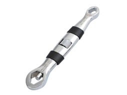 Chave Adjustable Desmontável de Aço Cromo Vanádio com Cabeça Dupla e Palo Telescópico para Manutenção e Reparações