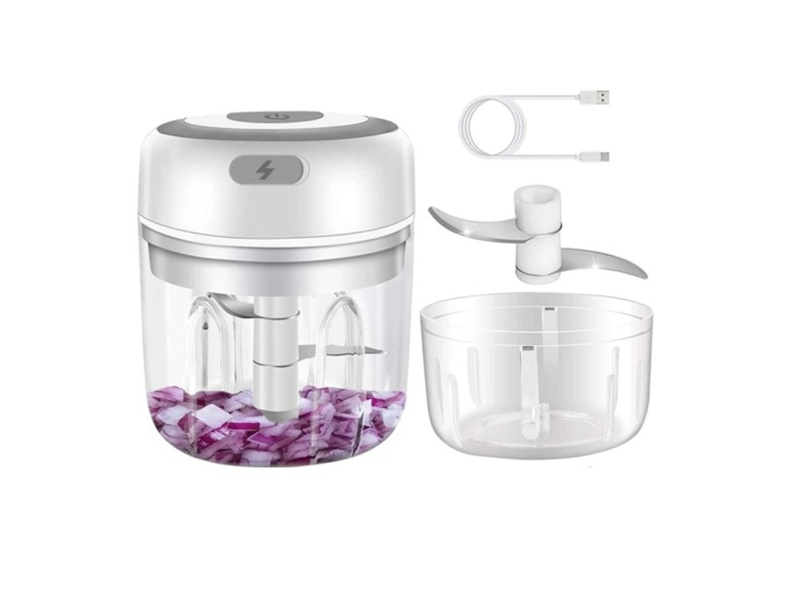 Mini Triturador De Alho Elétrico Para Cozinha, Moedor De Carne Portátil Usb, Picador De Vegetais Aquaforge