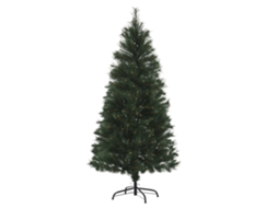 Artificial Christmas Tree 150 Cm With 219 Fireproof Pvc Pine Needles Foldable Base And Steel Support Quick Assembly Decoration