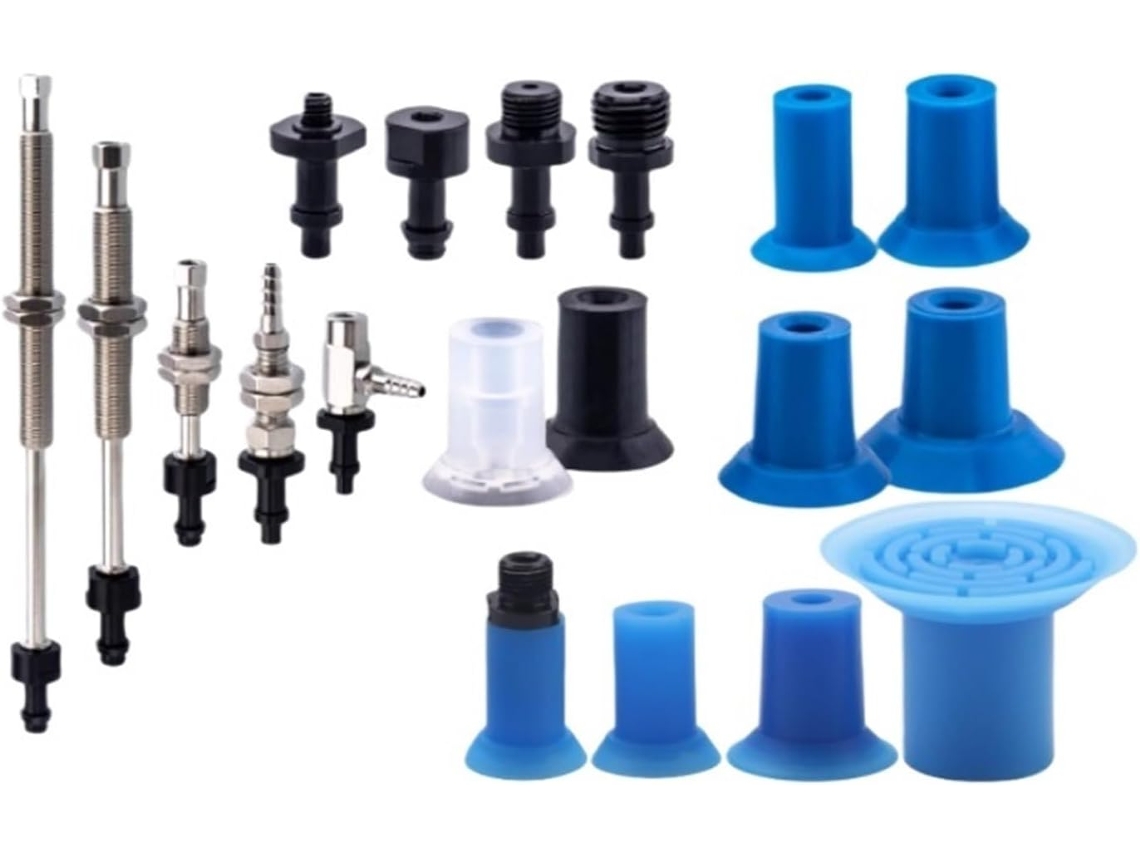 Ventosa A Vácuo Para Sacos Abertos F18 F22 F26 F33 Com Bico De Sucção Pneumático Industrial Azul Alta Potência Vinho