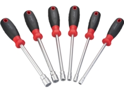 Conjunto de chave de fenda hexagonal VIGOR V4199 Perfil hexagonal externo 6 · 7 · 8 · 10 · 12 · 13 Número de ferramentas: