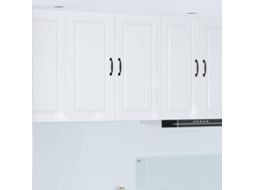 Vidaxl Armário De Parede Porto Branco Brilhante 80 X 31 X 80 Cm