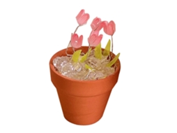Luz de Mesa Tulipa em Cerâmica Presente para Amigos e Namoradas