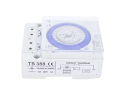 Interruptor De Tiempo Programable Tb-388 De 24 Horas Motor Paso A Paso Controlado Por Cuarzo Ac100-240v Para Hogar Inteligente