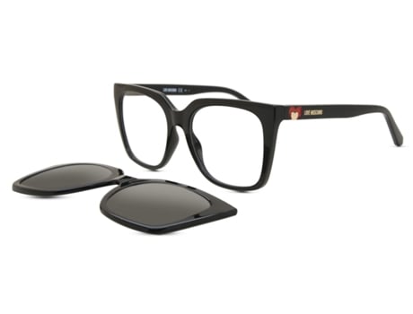 Óculos de sol clip-on Moschino Love para mulheres, Mol055/cs 807/ir 54