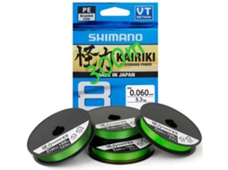 Linha de Pesca trançadas SHIMANO Kariki 8 (0.230 mm - 0,20 mm)