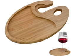 Pratos Para Servir Vinho – Pratos De Buffet Em Madeira De Pinho