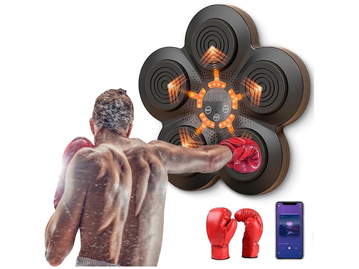 Boxe Musical, Dispositivo De Boxe Eletrônico Portátil Com Tela Para Uso Doméstico, Boxeador Eletrônico Inteligente Com Música Via Bluetooth Brilvibera