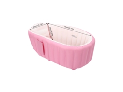 Banheira De Bebê, Portátil, Design Inflável, Rosa