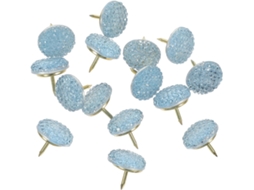Conjunto de 15 espátulas multifuncionais reutilizadas em resina e aço inoxidável, na cor azul, ideais para pinturas.