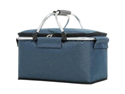 Cestas De Piquenique Dobráveis, Cesta De Piquenique Para 4 Pessoas Com Forro Impermeável, Cesta De Compras Dobrável E Isolada, Bolsa Térmica Para