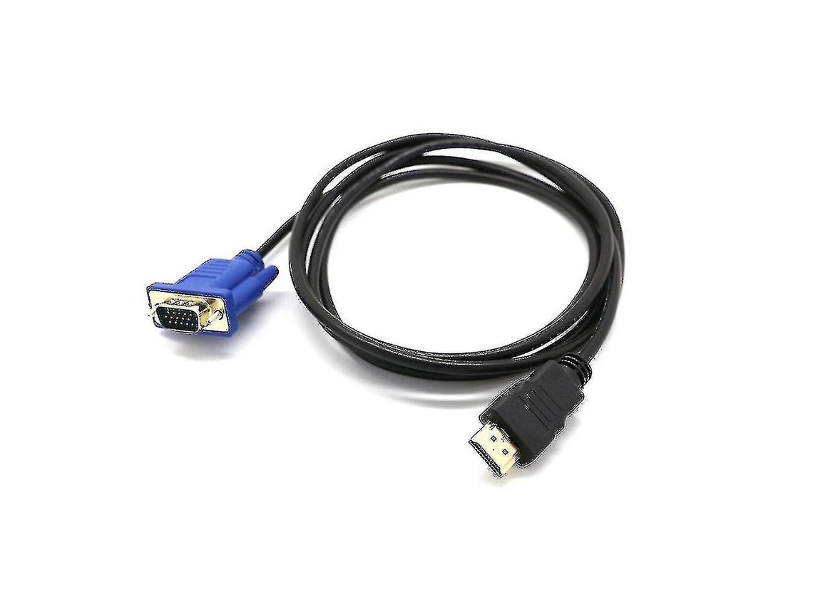 Lurelia Cabo Hdmi Para Vga, 1080p, 1080i, 720p, 480p, 1 M, Preto