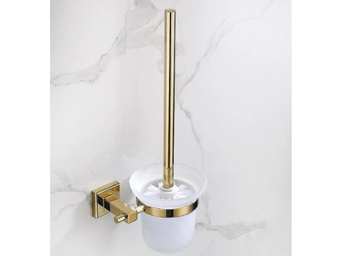 Acessórios de Banheiro em Latão Dourado: Porta-Papel e Toalhas NEVEANCE