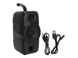 Caixa de Som Bluetooth portátil, com subwoofer